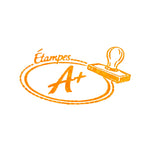 Encre orange pour étampe d’enseignant aplus