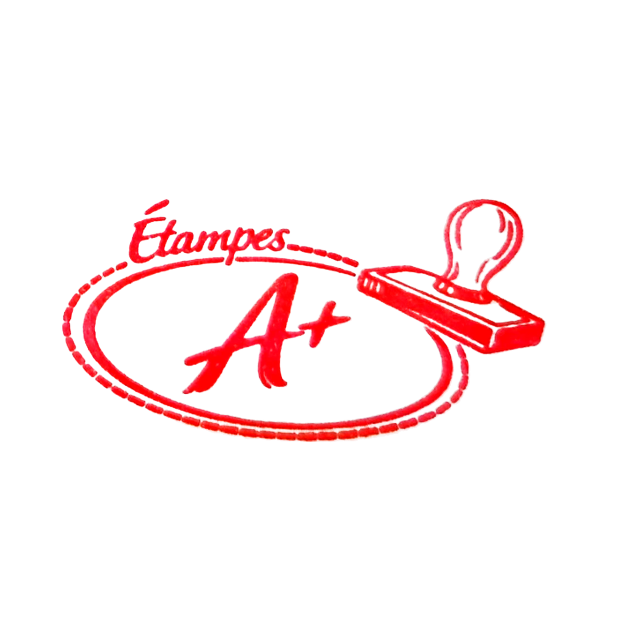 Encre rouge pour étampe d’enseignant aplus