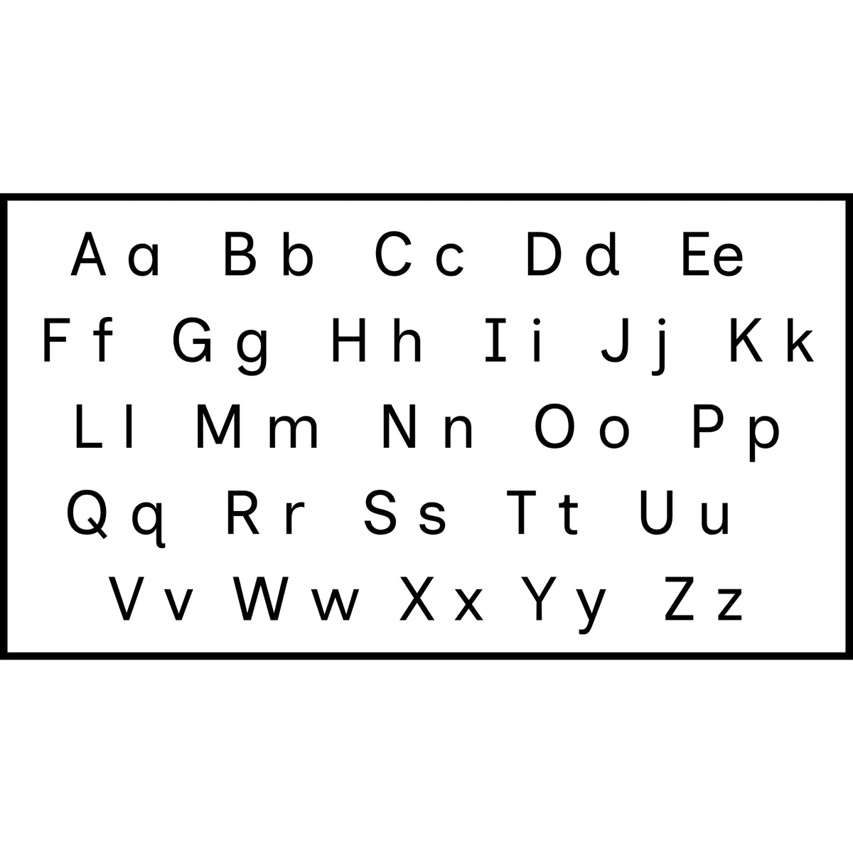 Étampе pour enseignant « Alphabet »