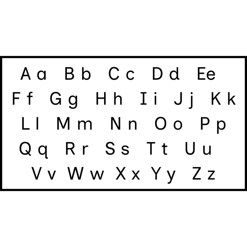 Étampе pour enseignant « Alphabet »