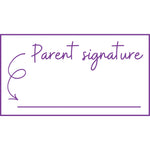 Parent signature