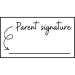 Parent signature
