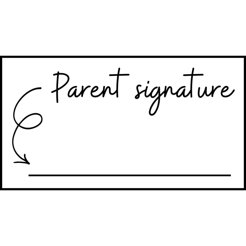 Parent signature
