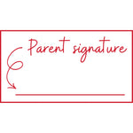Parent signature