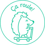 Étampe pour enseignant « Ça roule! » – encre verte
