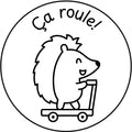 Étampе pour enseignant « Ça roule! »