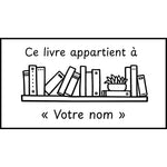 Étampе pour enseignant « Ce livre appartient à »