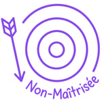 Étampe pour enseignant « Non maîtrisée » – encre mauve