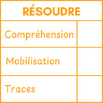 Étampe pour enseignant « grille de correction résoudre » – encre orange