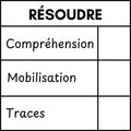 Étampе pour enseignant « grille de correction résoudre »