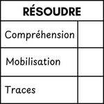 Étampе pour enseignant « grille de correction résoudre »