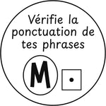 Étampе pour enseignant « Ponctuation »