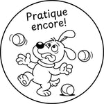 Étampе pour enseignant « Pratique encore »