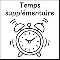 Étampе pour enseignant « Temps supplémentaire »