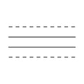 Étampе pour enseignant « Trottoirs pointillés »
