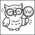 Étampe pour enseignant « Vu! »