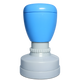 Poignée bleue pâle ronde pour étampe d’enseignant