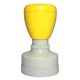 Poignée jaune ronde pour étampe d’enseignant