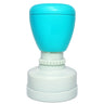 turquoise / étampe ronde